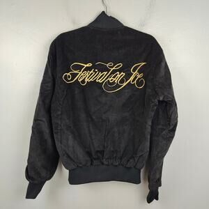 Vintage Festival On Ice Corduroy Jacket Medium Brown Full Zip Custom Classics
